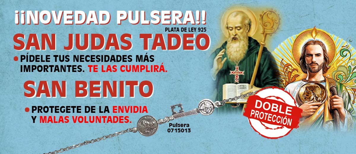 Pulsera San Benito y San Judas